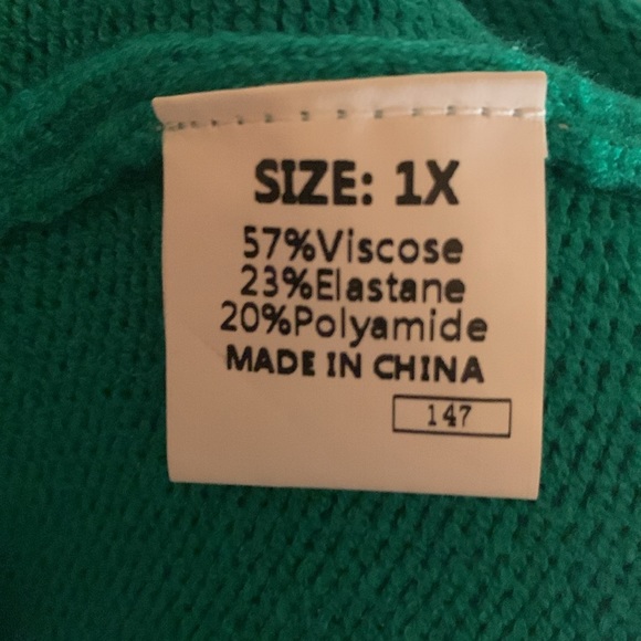 ! SOLD! 1X green sweater - Picture 6 of 7